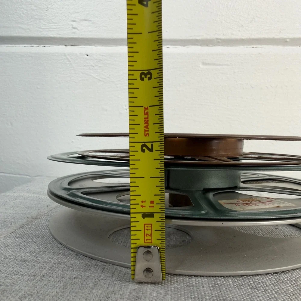 Vintage Metal Film Reels Empty No Film Three 8mm Various Sizes
